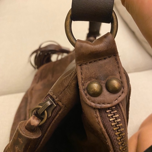 ALL SAINTS brown leather bag - Picture 12 of 14